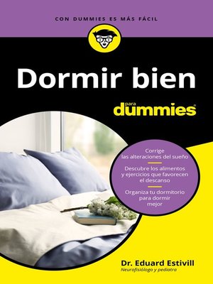 cover image of Dormir bien para Dummies